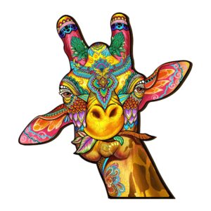 Cute Giraffe Wooden Jigsaw Puzzle