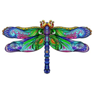 Large Dragonfly Wooden Jigsaw Puzzle
