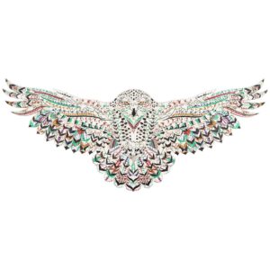 Snowy Owl Wooden Jigsaw Puzzle