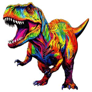 Roaring Tyrannosaurus Wooden Jigsaw Puzzle