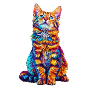Bengal Cat-2 Wooden Jigsaw Puzzle