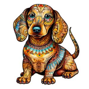 Dachshund 2 Wooden Jigsaw Puzzle