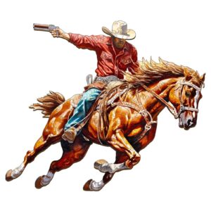 Cowboy-2 Wooden Jigsaw Puzzle