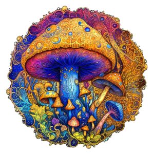 Mushroom Wooden Jigsaw Puzzle