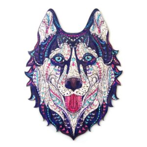 Naughty Husky Wooden Jigsaw Puzzle